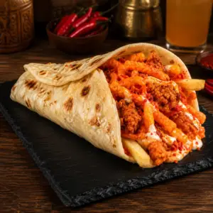 Al Baik Cheetos Paratta