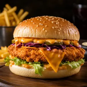 Arabic Crunchy Burger