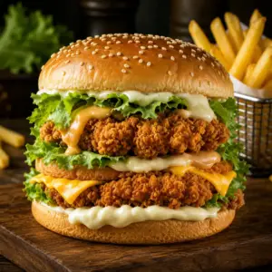 Double Zinger Burger